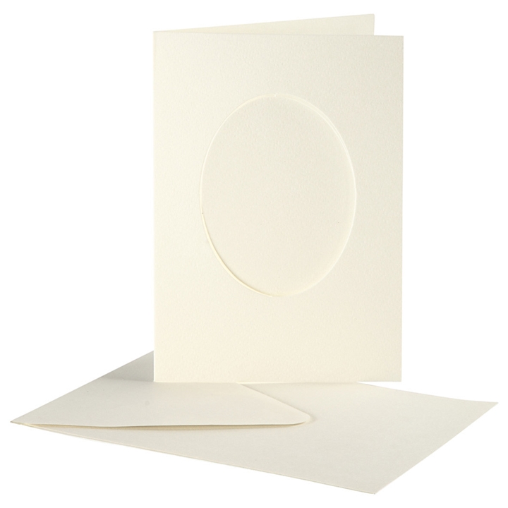 Kartolinë dhe zarf A6 10 copë | Ovale Kartolinë dhe zarf A6 10 copë | Ovale