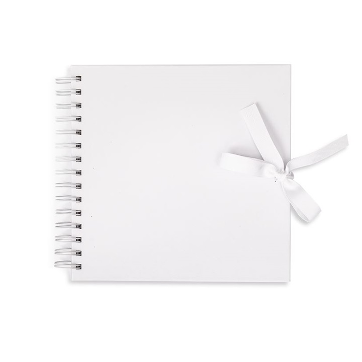 Album për scrapbooking i bardhë | 20,5 x 20,5 cm Album për scrapbooking i bardhë | 20,5 x 20,5 cm