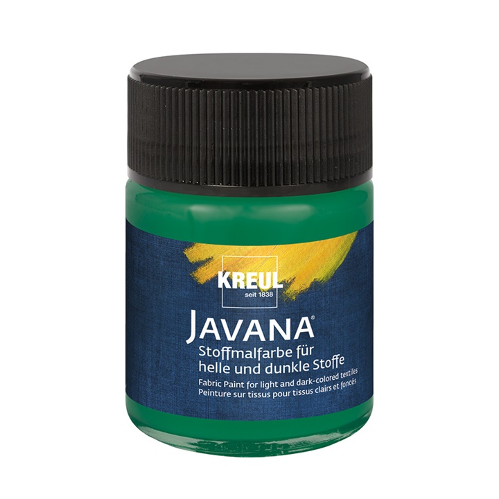 Bojë tekstili të ndritshme dhe të errëta JAVANA 50 ml | Dark Green Bojë tekstili të ndritshme dhe të errëta JAVANA 50 ml | Dark Green