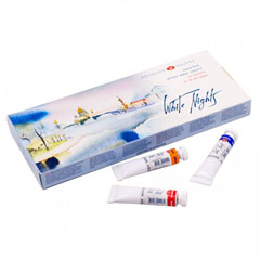 Set me bojëra uji White Nights në tuba - 24x12 ml - 12x10 ml