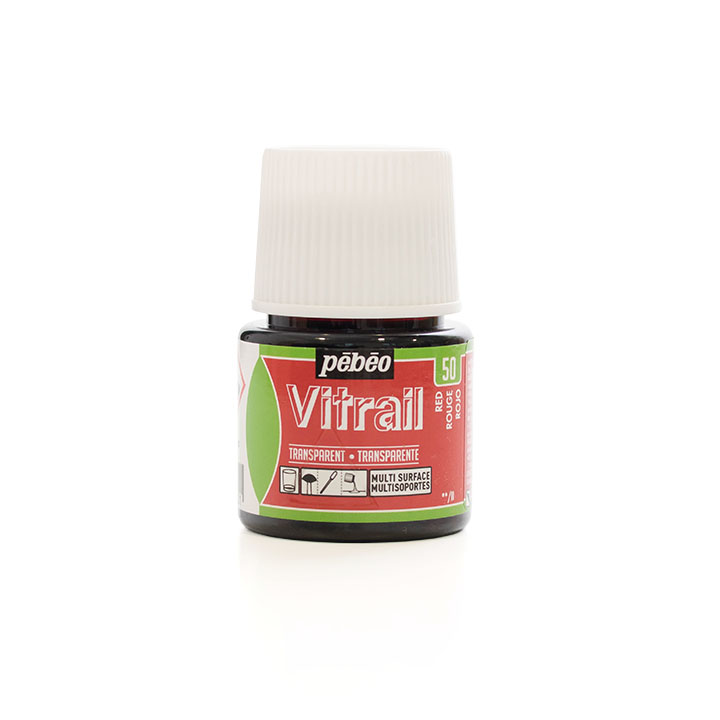 Bojë qelqi Pebeo Vitrail 45 ml | Red Bojë qelqi Pebeo Vitrail 45 ml | Red