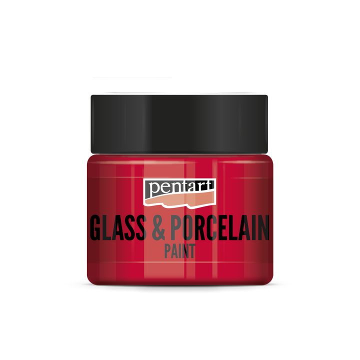 Bojë për qelq dhe porcelan PENTART - 30 ml | Red Bojë për qelq dhe porcelan PENTART - 30 ml | Red