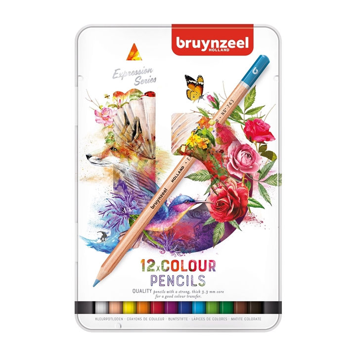 Lapsa me ngjyrë bruynzeel Expression Series në kuti llamanire | 12 ks Lapsa me ngjyrë bruynzeel Expression Series në kuti llamanire | 12 ks