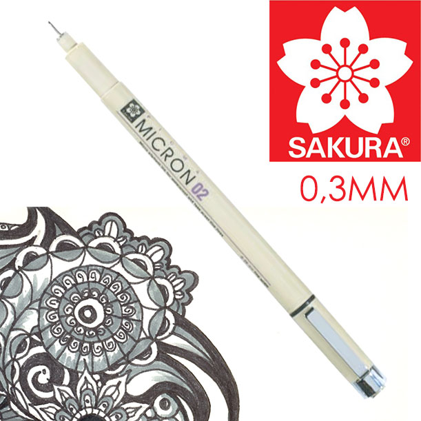 Fllomastera për vizatim teknik SAKURA Pigma Micron | 02 - 0,3 mm Fllomastera për vizatim teknik SAKURA Pigma Micron | 02 - 0,3 mm
