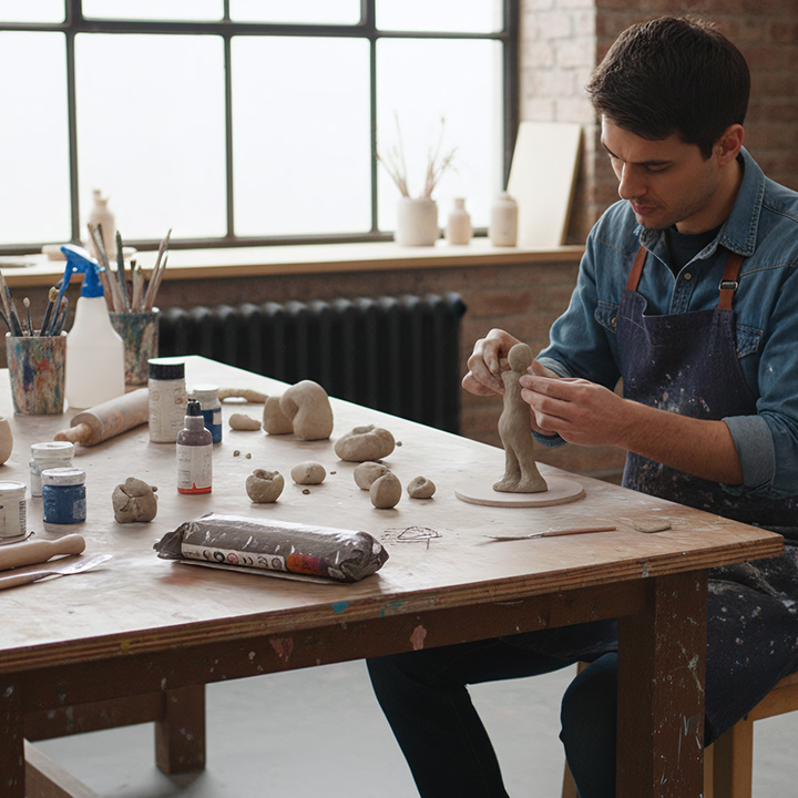 ARTMIE Clay with me Set Modeling Clay 2x500g