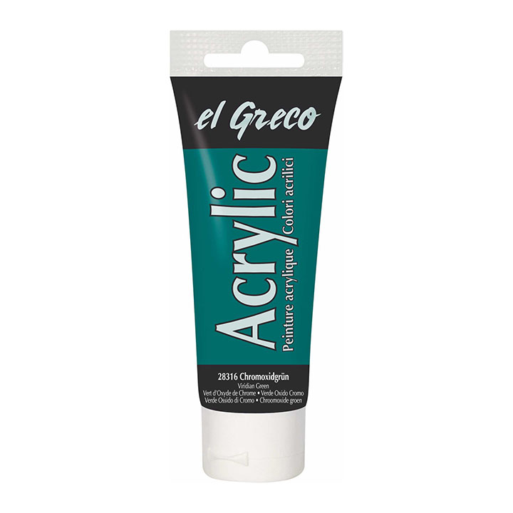Bojë akrilike El Greco 75 ml | Viridian Green Bojë akrilike El Greco 75 ml | Viridian Green