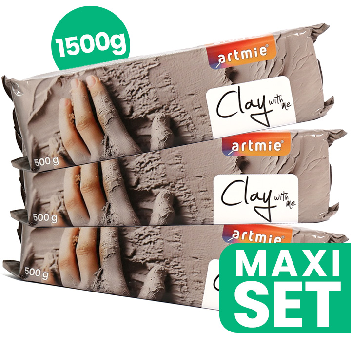 ARTMIE Clay with me Set Modeling Clay 3x500g