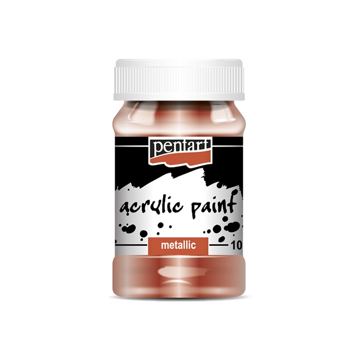 Bojë akrilike - metalike - 100 ml | Bronze Bojë akrilike - metalike - 100 ml | Bronze