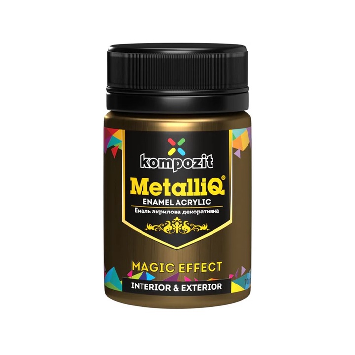Bojë Akrilike MetalliQ Kompozit me Efekt Metal 70g | Nuanca të ndryshme
