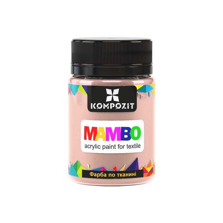 Bojë Akrilike Pastel MAMBO për Tekstile dhe Lëkurë 50ml | 109 caramel beige