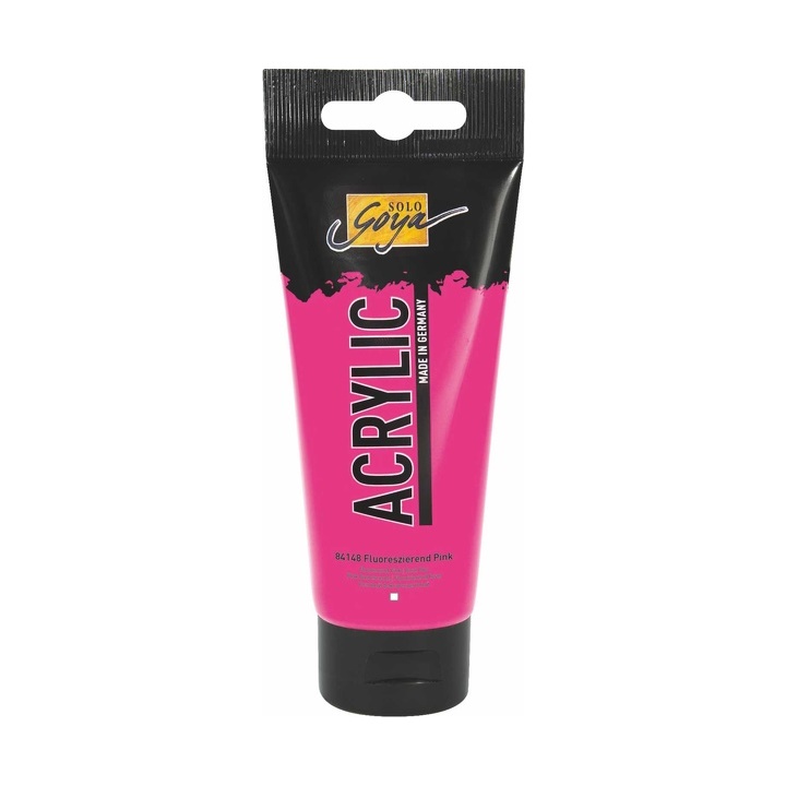 Bojë akrilike Solo Goya Acrylic 100 ml - zgjidhni nuancën | 48 Fluorescent Pink Bojë akrilike Solo Goya Acrylic 100 ml - zgjidhni nuancën | 48 Fluorescent Pink