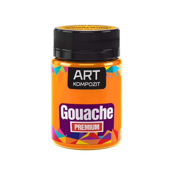 Bojë gouache e Kompozit Premium ART | e verdhë e mesme