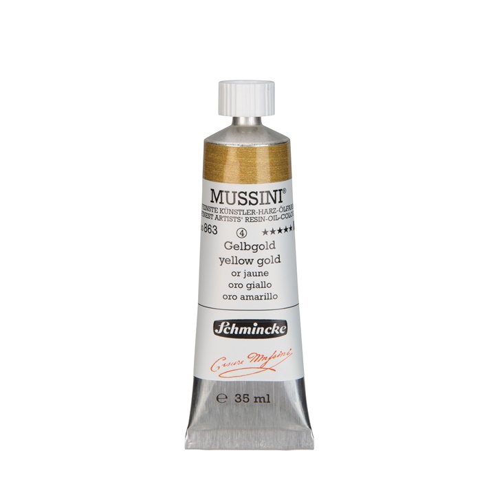 Bojëra vaji Schmincke MUSSINI 35 ml | 863 yellow-gold