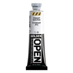 Bojë akrilike e ylbertë GOLDEN OPEN që thahet ngadalë | Nuanca të ndryshme