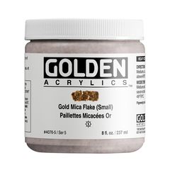 Bojë akrilike me flake GOLDEN Heavy Body Mica | Ngjyra te ndryshme