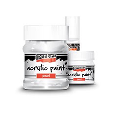 Bojë akrilike Pearlescent PENTART | ngjyra të ndryshme