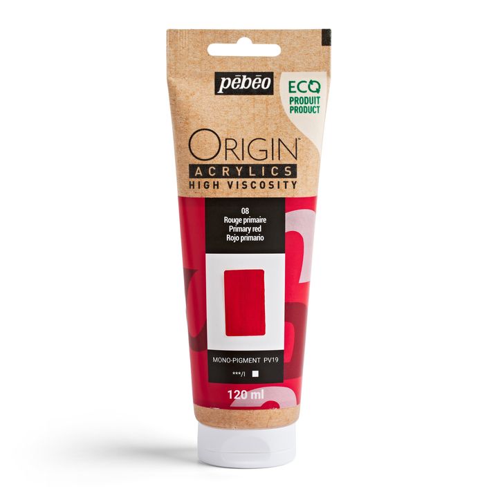 Bojë akrilike Pebeo ORIGIN 120 ml | Kuq Bazë