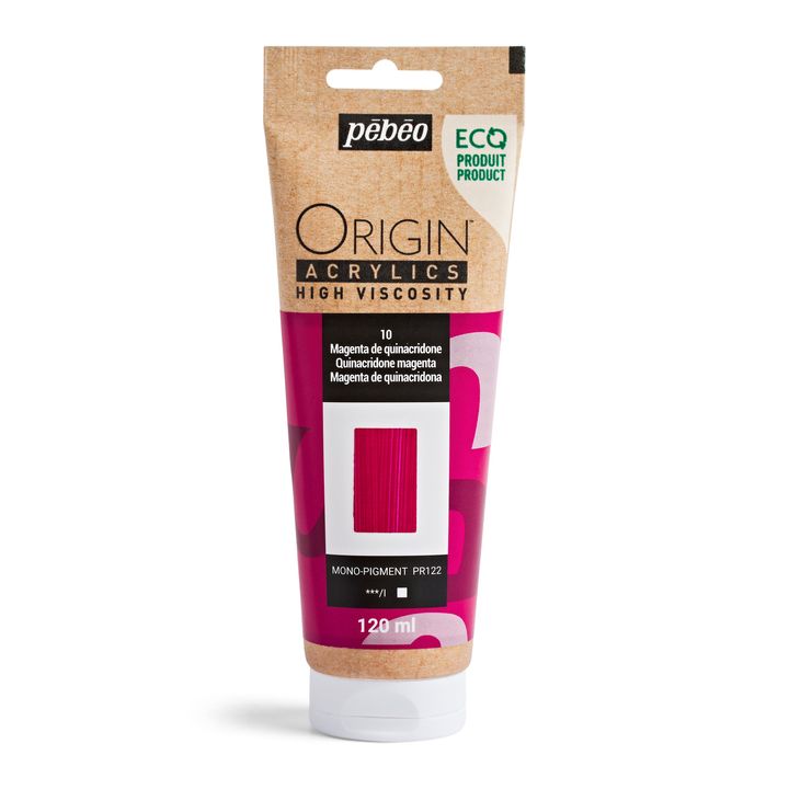 Bojë akrilike Pebeo ORIGIN 120 ml | Magenta Quinacridone