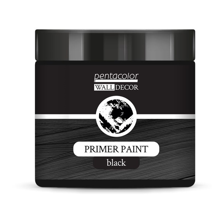 Bojë Baze e Zezë për Dekorim Muri | 500 ml Bojë Baze e Zezë për Dekorim Muri | 500 ml