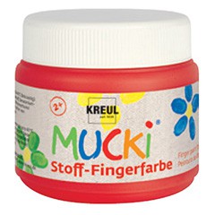 Bojëra gishtash MUCKI për tekstile | ngjyra të ndryshme