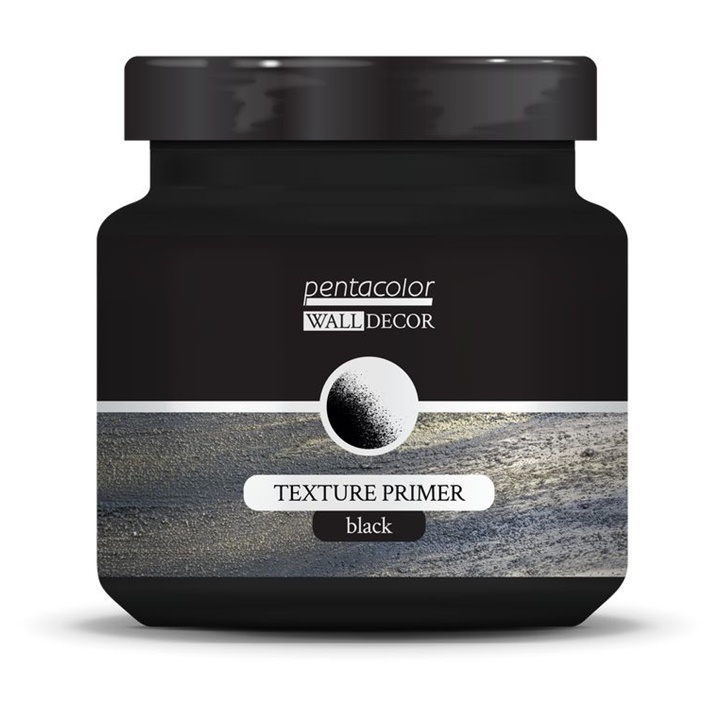 Dekor Muri me Teksturë Baze të Zezë | 1000 ml Dekor Muri me Teksturë Baze të Zezë | 1000 ml
