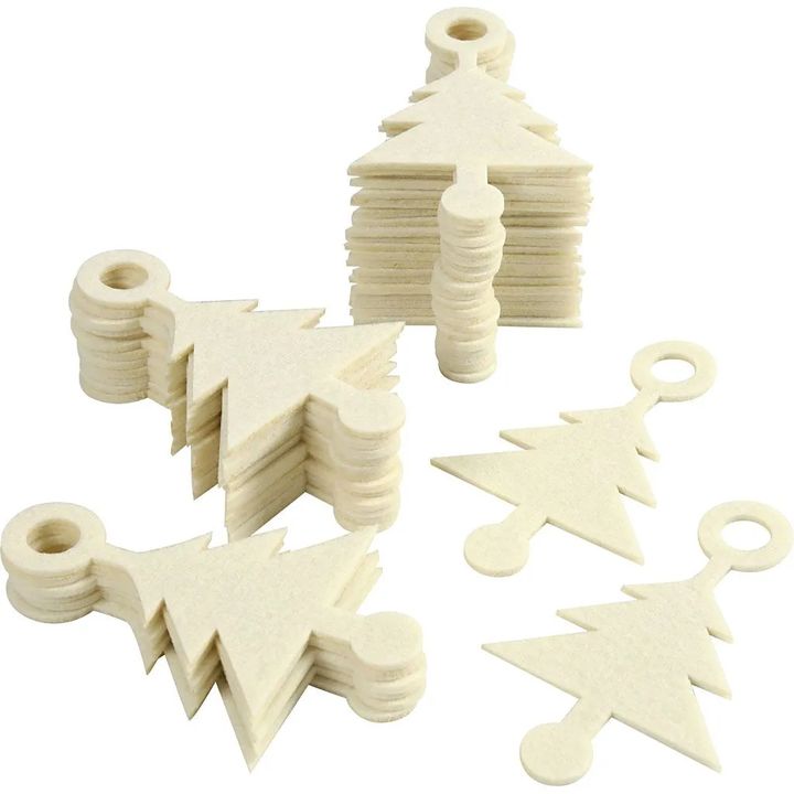 Dekorime Krishtlindjesh me Felt - Pema 4 copë