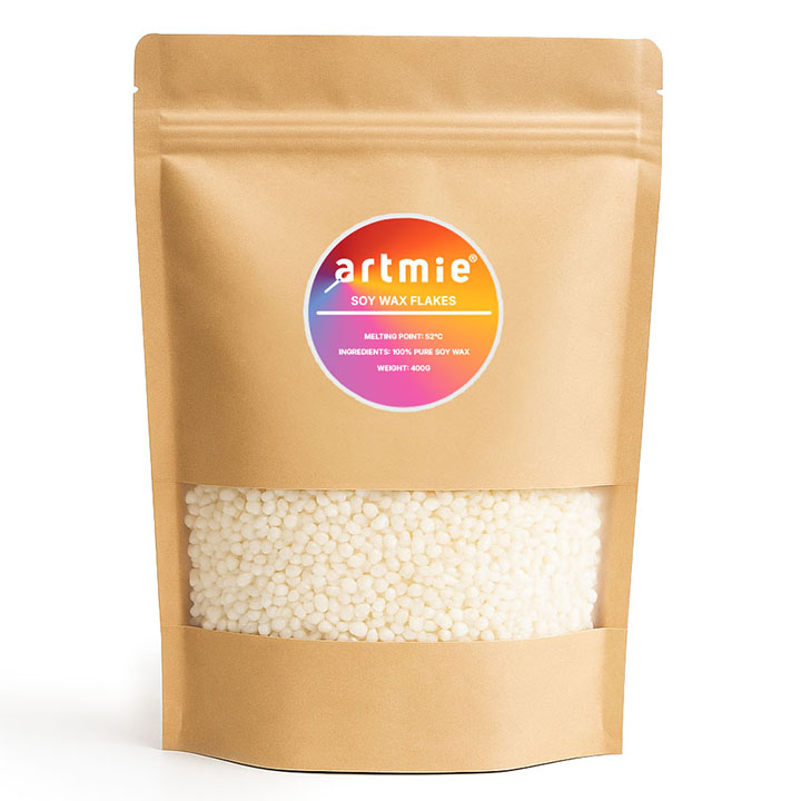 Dyllë soje pa aromë ARTMIE për qirinj 400 g