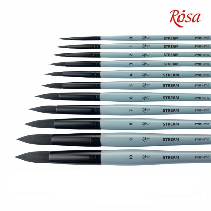 Furçë e rrumbullakët sintetike ROSA STREAM 132 | č. 7