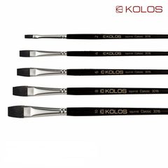 Furçë flokësh me ketri të sheshtë Kolos Classic 3016 | Madhësi të ndryshme