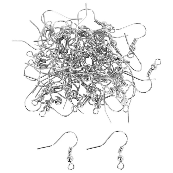 Grepa për vathë, 100 copë | Silver Grepa për vathë, 100 copë | Silver