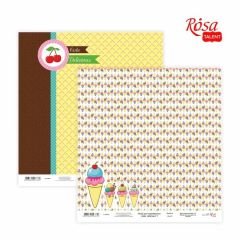Letër Scrapbooking 30,48 x 30,48 cm Tortë e shijshme | Dizajne të ndryshme
