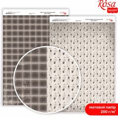Letra për Scrapbooking A4 të stilit për meshkuj | Dizajne të ndryshme