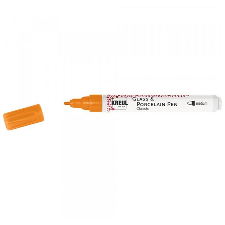 Marker qelqi dhe porcelani KREUL | orange