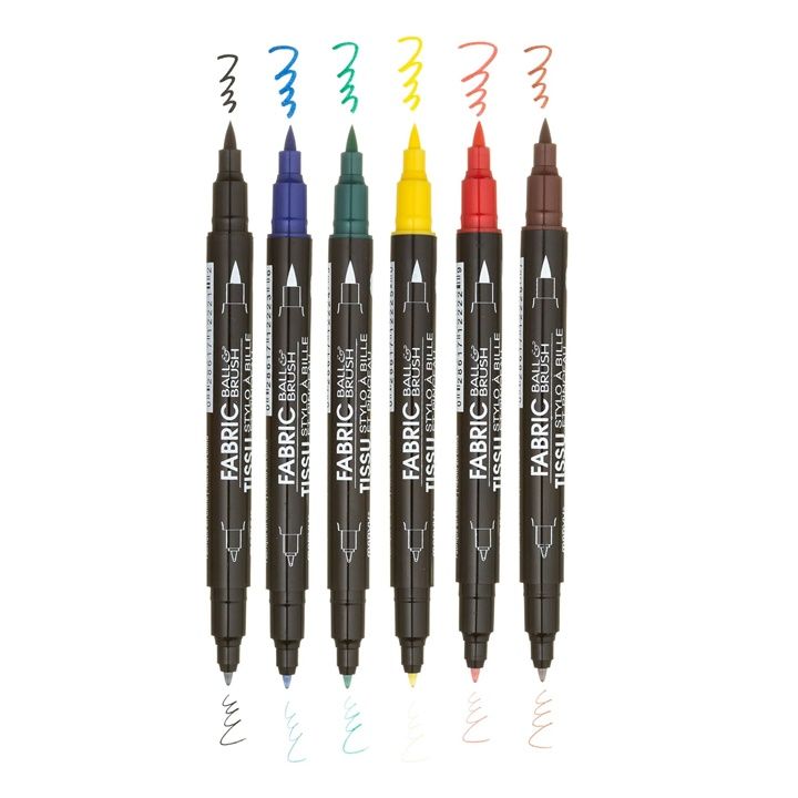 Marker tekstili Marvy 122-S | Nuanca të ndryshme