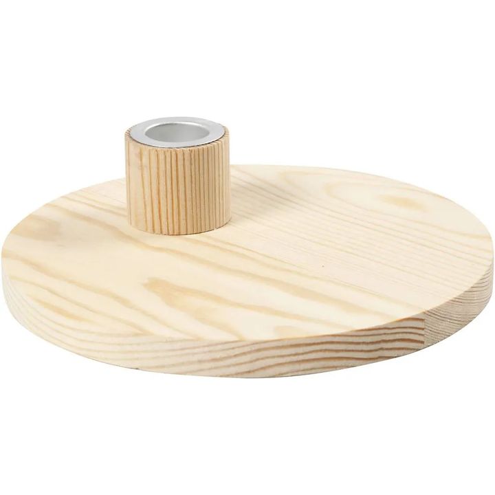 Mbajtëse qiriri prej druri | 1 pc