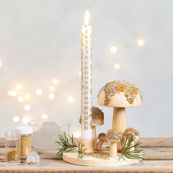 Mbajtëse qiriri prej druri | 1 pc