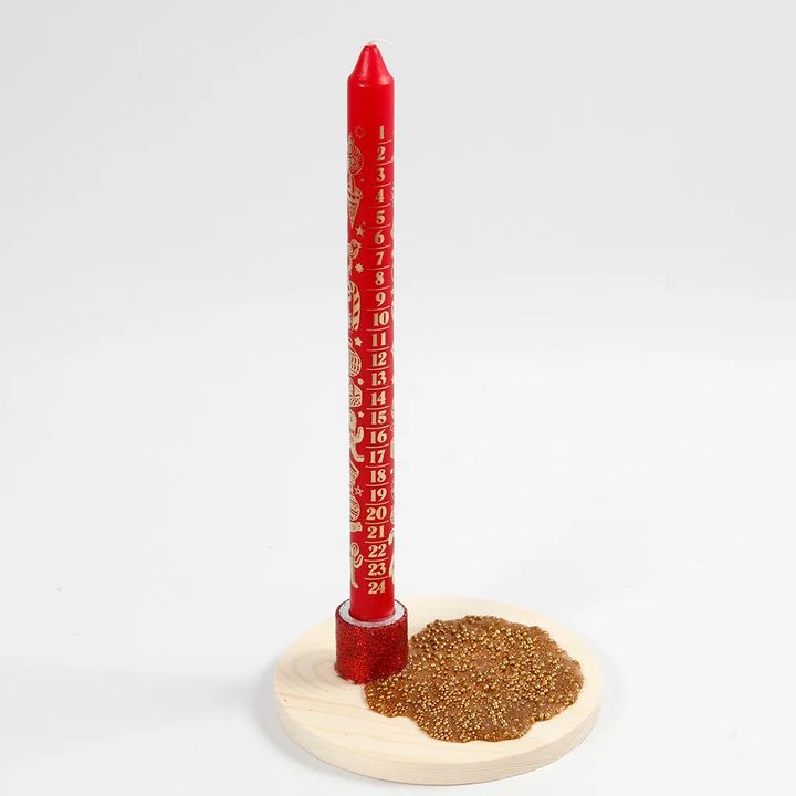 Mbajtëse qiriri prej druri | 1 pc