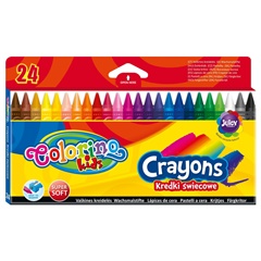 Ngjyra të rrumbullakëta Colorino 24 copë
