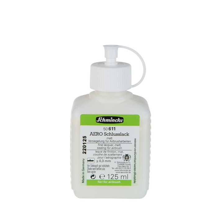 Pallto e sipërme mat për AERO COLOR Schlusslack Schmincke | 125 ml Pallto e sipërme mat për AERO COLOR Schlusslack Schmincke | 125 ml