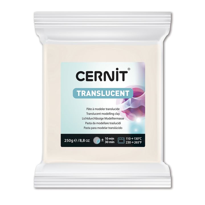 Polimer CERNIT TRANSLUCENT 250 g | White Polimer CERNIT TRANSLUCENT 250 g | White
