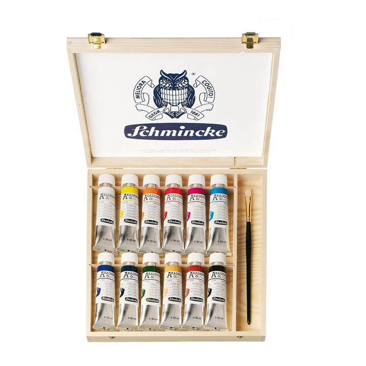 Set bojërash luksoze Schmincke AKADEMIE