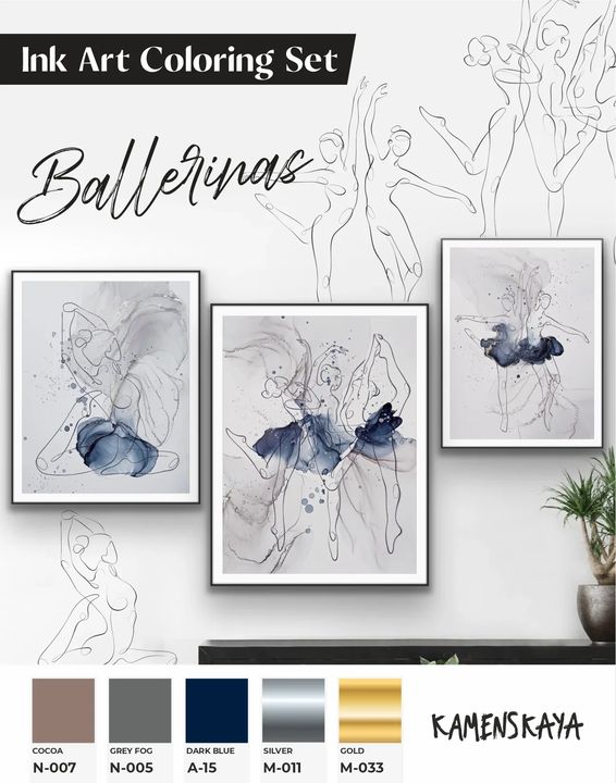 Set boje Kamenskaya 'Balerina'