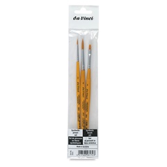 Set furçash sintetike da Vinci