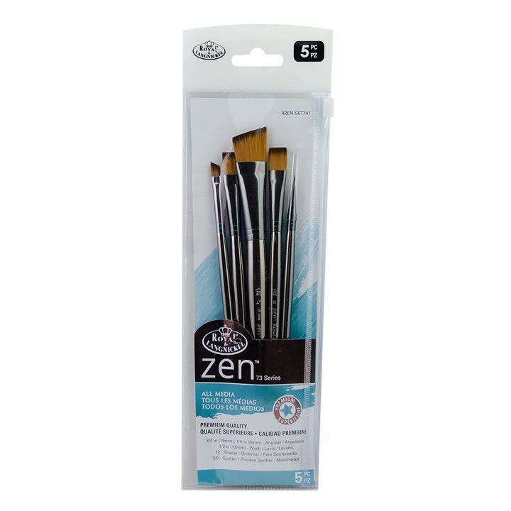 Set i gjithanshëm i furçave Royal and Langnickel Zen 73