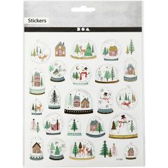 Set me 25 ngjitëse për Krishtlindje | Snow Globes