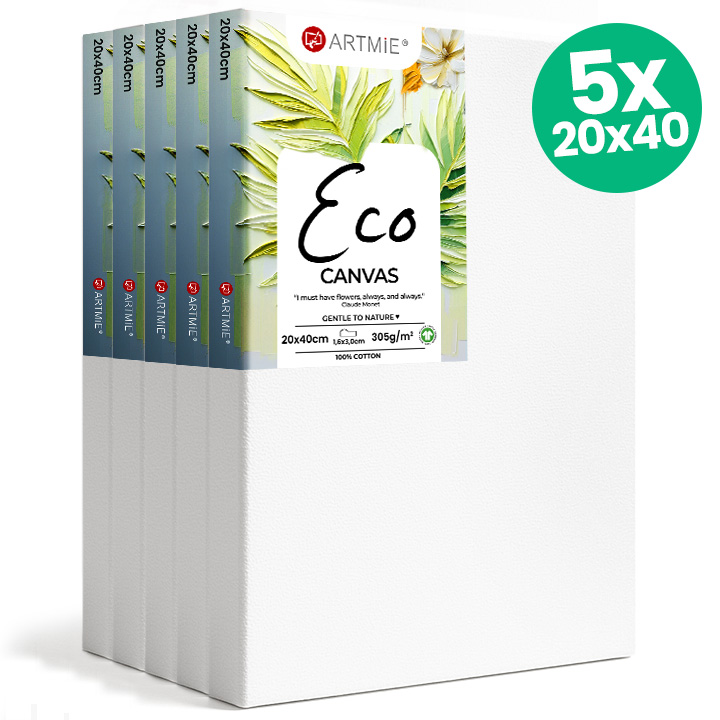 Set me 5 kanavacë pikture ECO 20x40 cm Set me 5 kanavacë pikture ECO 20x40 cm