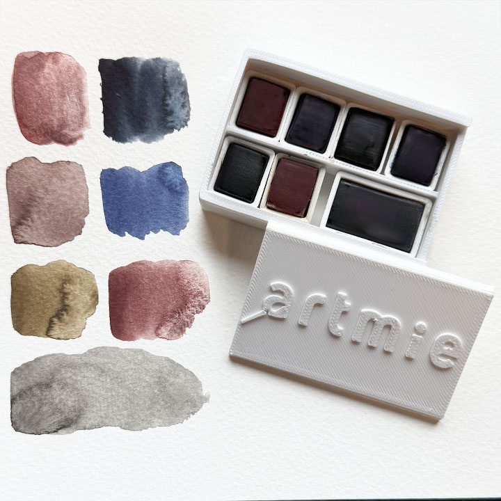 Set me akuarel ARTMIE Solo Goya, 7 copë - Tone Toke