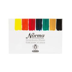 Set me bojëra vaji profesionale në tuba Schmincke Norma Professional 8 x 35 ml