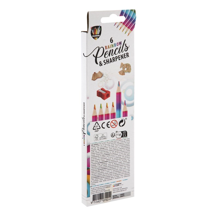 Set me lapsa me ngjyra Rainbow