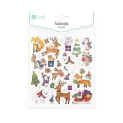 Set me ngjitëse Krishtlindjesh 38 copë | Kafshët e dimrit